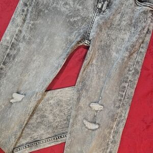 Wonder Nation Distressed Gray Kids Jeans